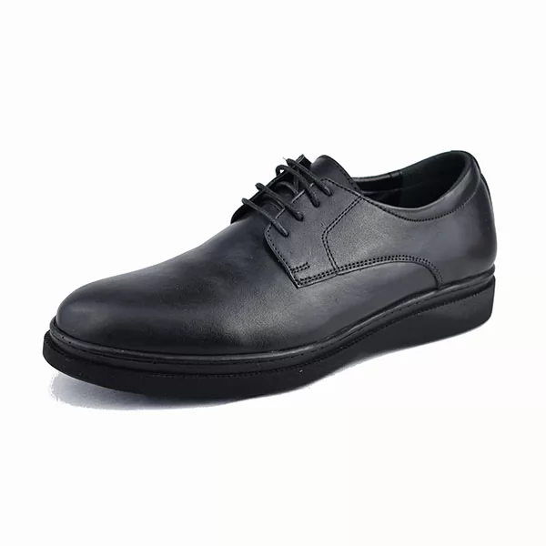 CHAUSSURE HOMME CONFORT+ 020 noir cuir   sandale médicale femme confortable Maroc
